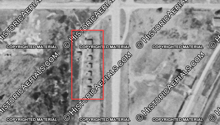 Hempsteds Motor Lodge (Mullett Lake General Store) - 1954 Aerial Tourist Cabins (newer photo)
